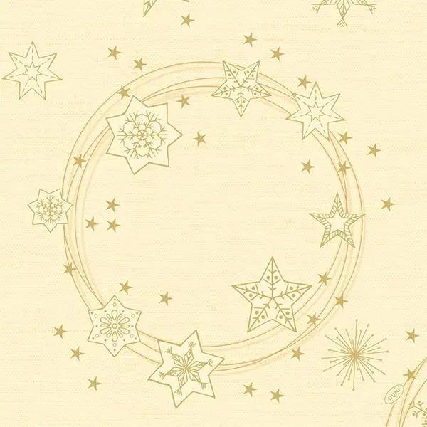 Duni Star Shine Cream 40cm Dunisoft Napkin - Honesty Sales