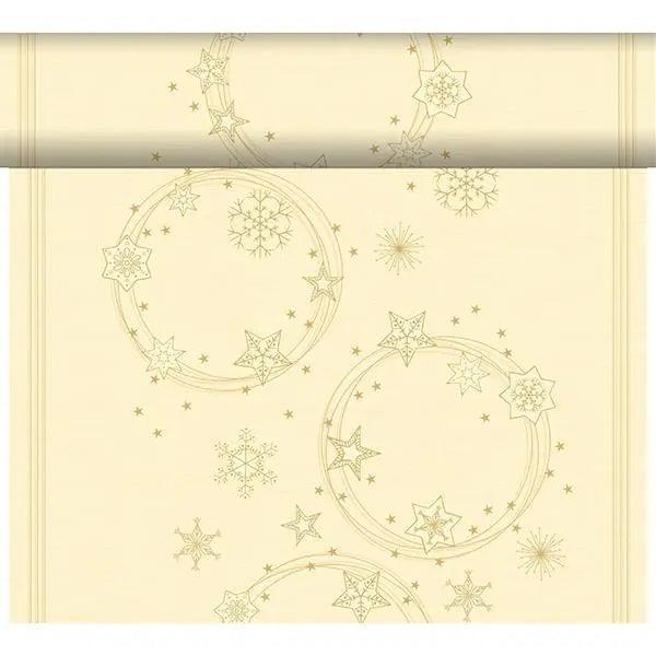 Duni Star Shine Cream Dunicel Tete a Tete 0.4x24m - Honesty Sales