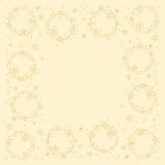 Duni Star Shine Cream Slipcover Dunisilk 84x84cm - Honesty Sales