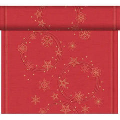Duni Star Shine Red Dunicel Tete a Tete 0.4x24m - Honesty Sales