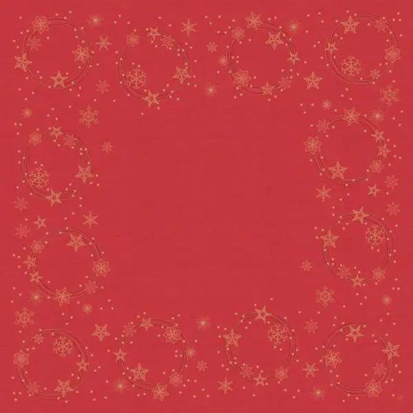 Duni Star Shine Red Slipcover Dunisilk 84x84cm - Honesty Sales