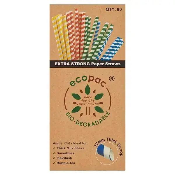 Ecopac 80 Extra Strong Paper Straw - Honesty Sales
