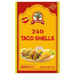 El Mercado 240 Taco Shells 3.6kg - Honesty Sales