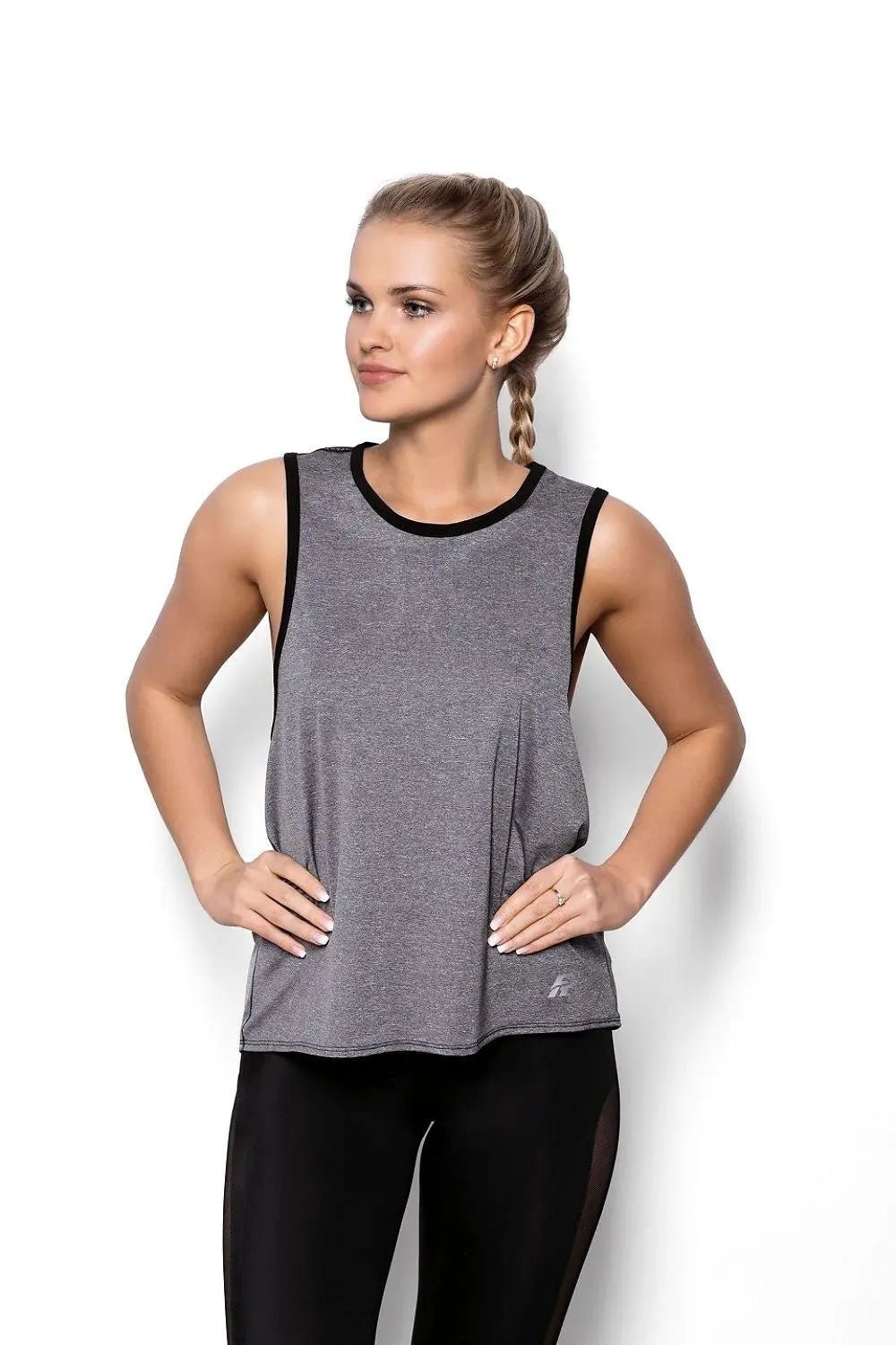 Eldar Collection Black Tulle Mesh Blouse - Honesty Sales