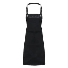 Espresso Bib Apron Black-Black, Black-Brown, Khaki-Brown, Navy-Brown - Honesty Sales