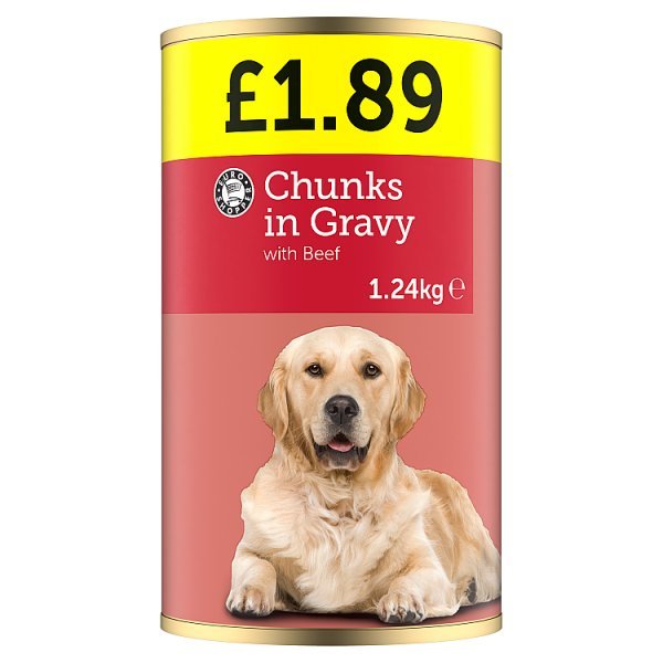 Euro Shopper Chunks in Gravy with Beef 1.24kg (6 x 1.24kg) - Honesty Sales