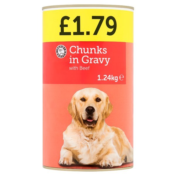 Euro Shopper Chunks in Gravy with Beef 1.24kg (Case of 6) - Honesty Sales