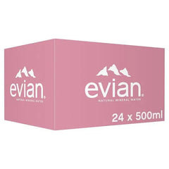 evian Still Natural Mineral Water 24 x 50cl (Case of 24) - Honesty Sales