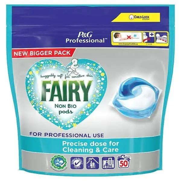 Fairy Professional Non Bio Pods Washing Liquid Capsules 2x50 Washes - Honesty Sales