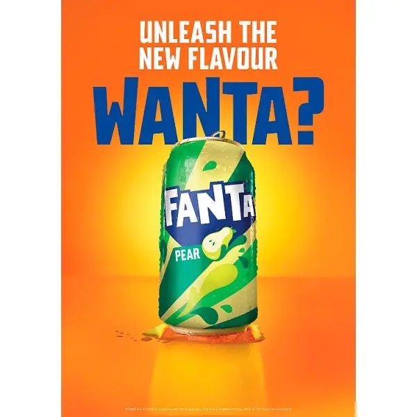 Fanta Pear 330ml (Case of 24) - Honesty Sales