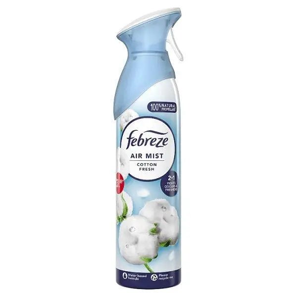 Febreze Air Freshener Spray Cotton Fresh PMP 185ML (Case of 8) - Honesty Sales