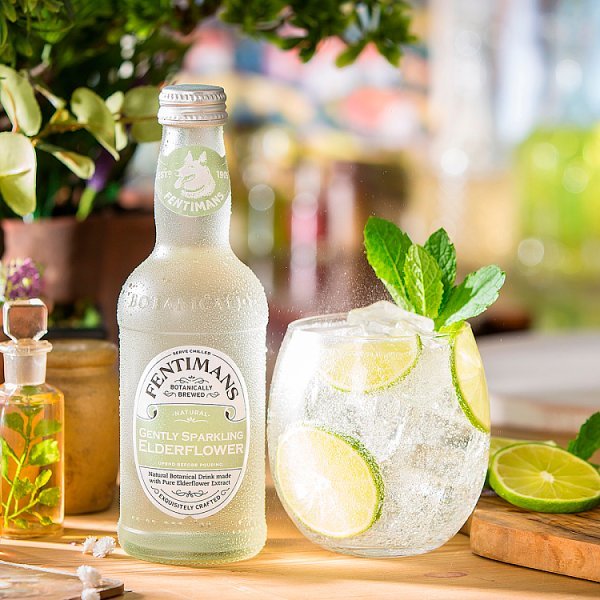 Fentimans Gently Sparkling Elderflower 275ml (Case of 12) - Honesty Sales