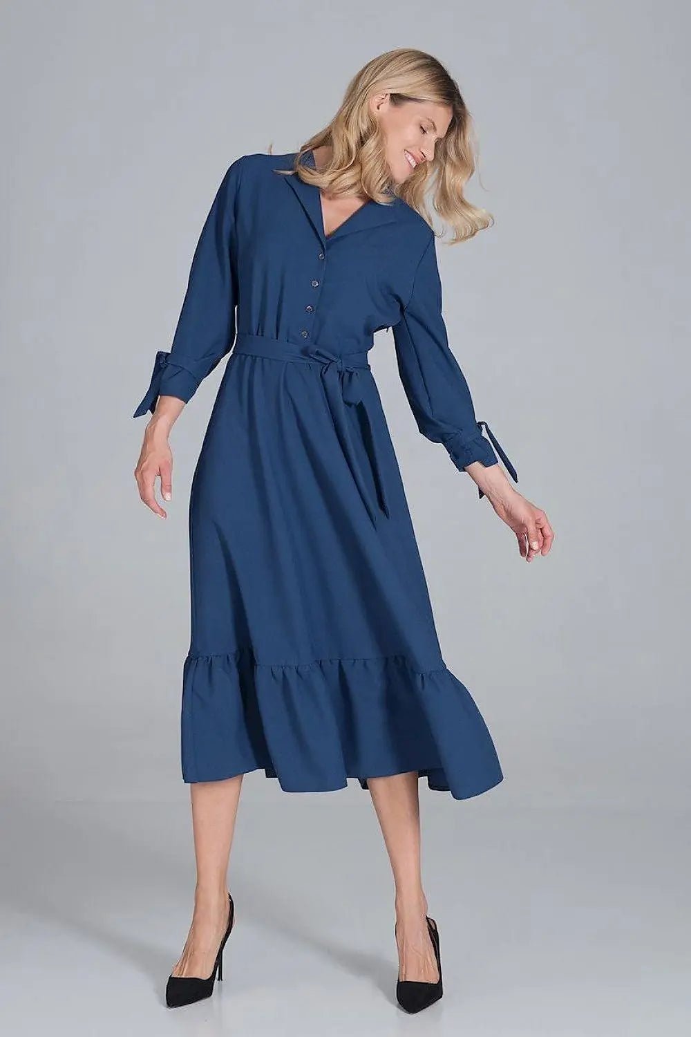 Figl elastic band maxi dress - Honesty Sales