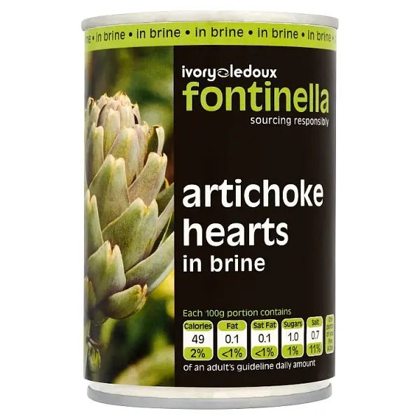 Fontinella Artichoke Hearts in Brine 390g ARTH12 - Honesty Sales