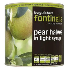 Fontinella Pear Halves in Light Syrup 2.5kg - Honesty Sales