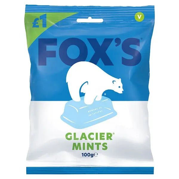 Fox's Glacier Mints 100g (Case of 12) - Honesty Sales