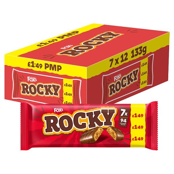 Fox's Rocky 133g (12 x 133g) - Honesty Sales