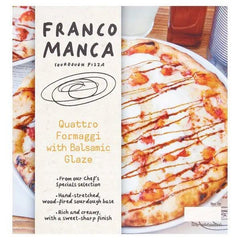 Franco Manca Sourdough Pizza Quattro Formaggi with Balsamic Glaze 454g (Case of 6) - Honesty Sales