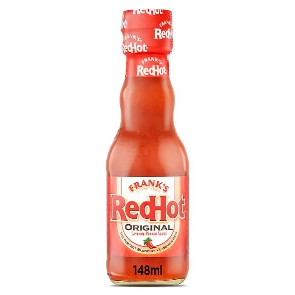 Frank's RedHot Original Cayenne Pepper Hot Sauce 148ml (Case of 6) - Honesty Sales