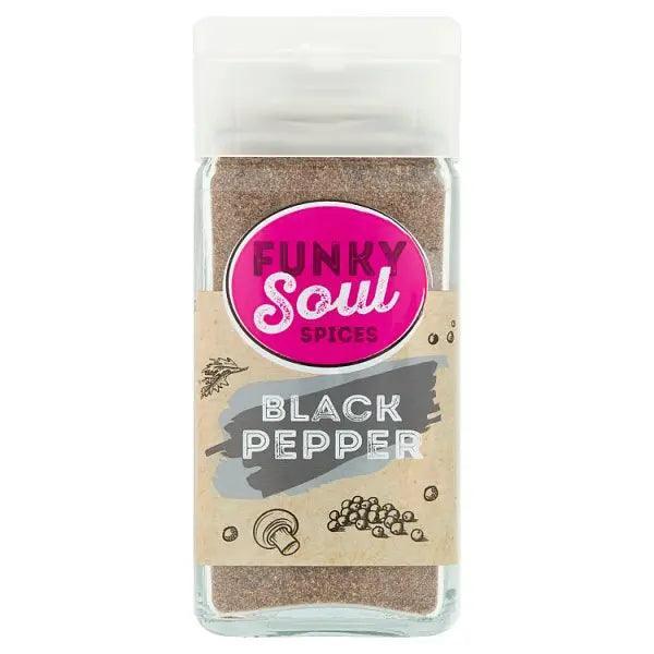FUNKY Soul SPICES Black Pepper 41g (Case of 6) - Honesty Sales