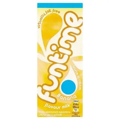 Funtime Banana Flavour Milk 200ml (Case of 30) - Honesty Sales
