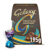 Galaxy Assorted Truffles Milk Chocolate Gift Box of Chocolates 195g (Case of 6) - Honesty Sales