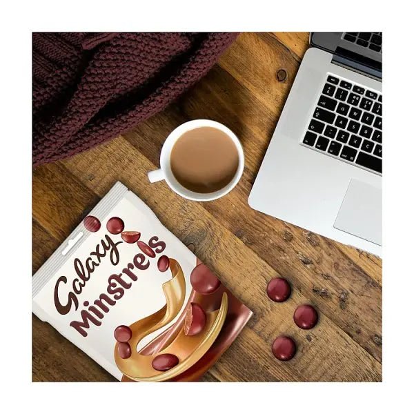 Galaxy Minstrels Milk Chocolate Buttons Pouch Bag 118g (Case of 15) - Honesty Sales
