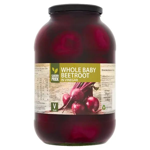 Garden Pride Whole Baby Beetroot in Vinegar 2kg - Honesty Sales