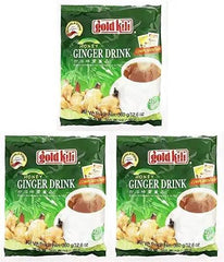 Ginger Drink by Gold Kili, 20 Sachet Total (Pack of 20 Sachets) - Honesty Sales