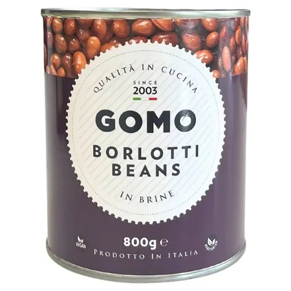 Gomo Borlotti Beans in Brine 800g - Honesty Sales