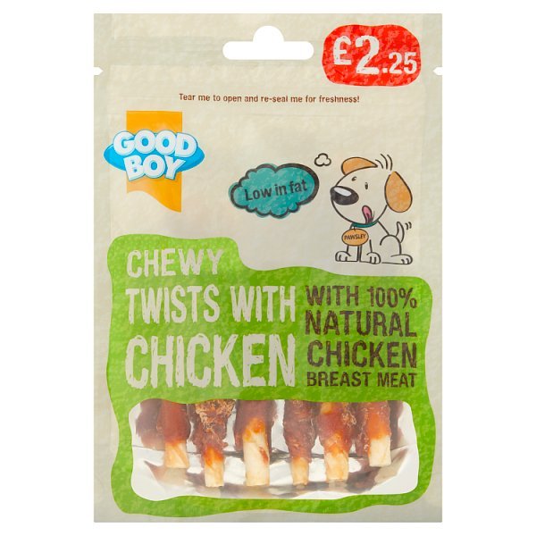 Good Boy Chewy Twists with Chicken 70g (Case of 6) - Honesty Sales