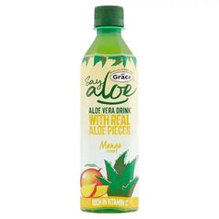 Grace Say Aloe Vera Drink Mango Flavour 500ml (Case of 12) - Honesty Sales