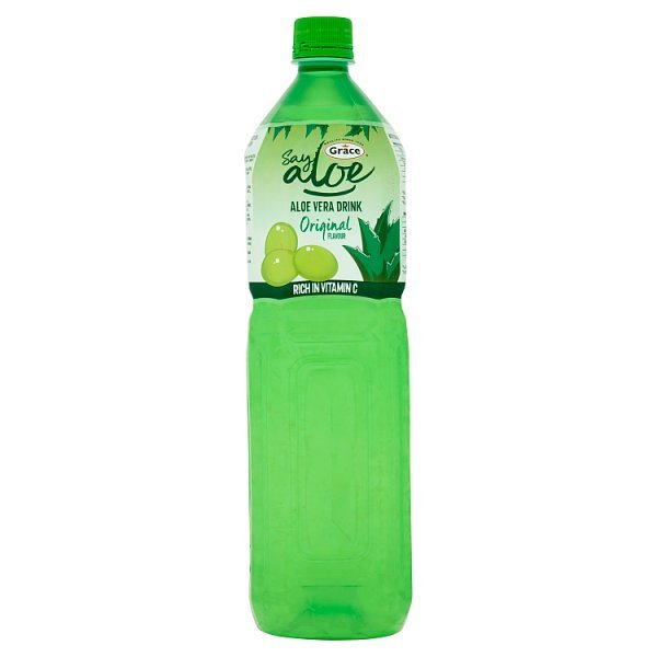 Grace Say Aloe Vera Drink Original Flavour 1.5L (6 x 1.5ltr) - Honesty Sales