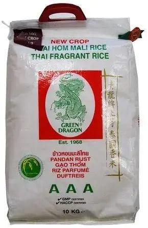 Green Dragon Thai Rice - 10kg - Honesty Sales