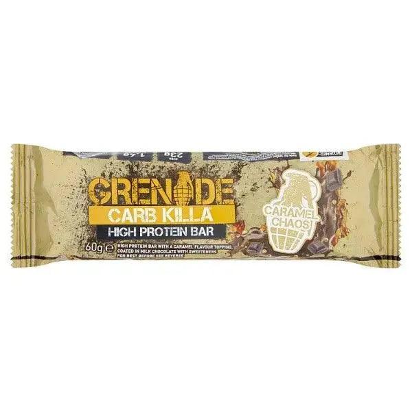 Grenade Carb Killa High Protein Bar Caramel Chaos 60g (Case of 12) - Honesty Sales