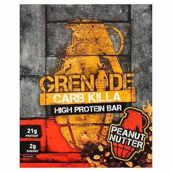 Grenade Carb Killa High Protein Bar Peanut Nutter 12 x 60g (Case of 12) - Honesty Sales