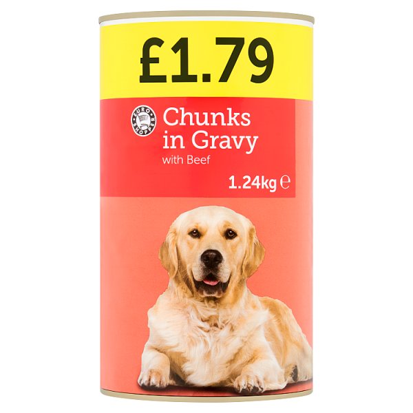 Euro Shopper Chunks in Gravy with Beef 1.24kg (Case of 6)