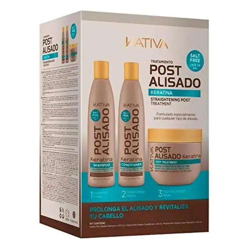 Hair Straightening Treatment Kativa 7750075024274 (3uds) - Honesty Sales