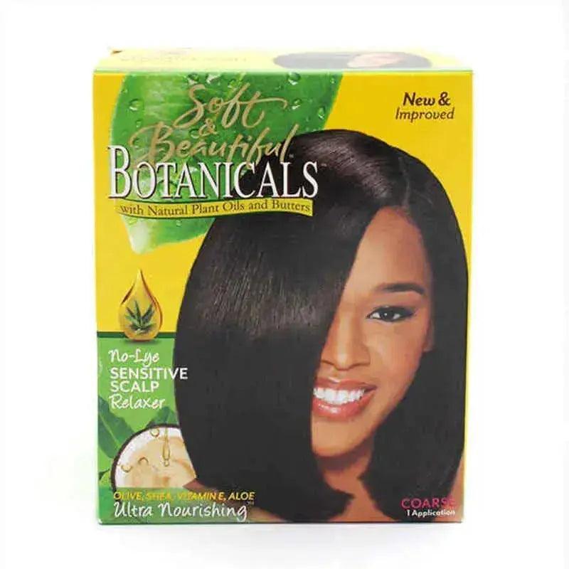 Hair Straightening Treatment Shine Inline Soft & Beautiful Botanicals Relaxer Kit Coarse - Honesty Sales