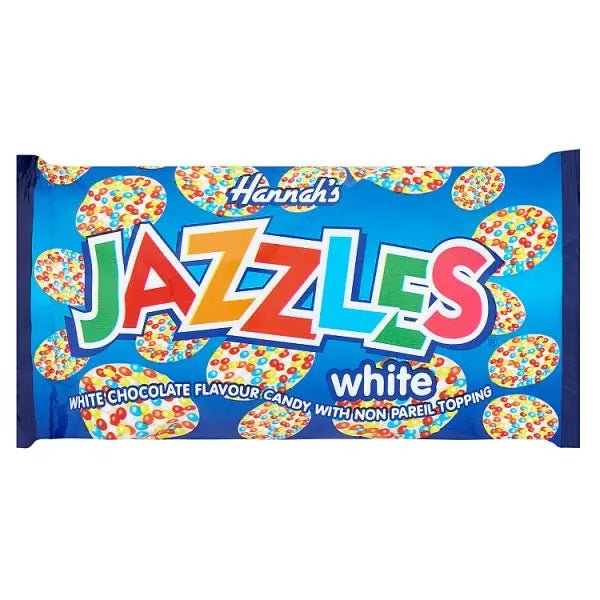 Hannah's Jazzles White 40g (Case of 24) - Honesty Sales