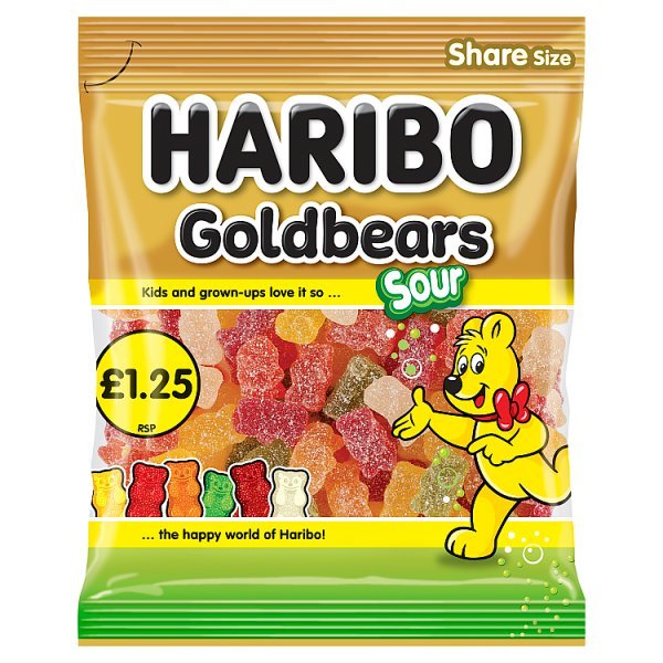 HARIBO Goldbears Sour 140g (12 x 140g) - Honesty Sales