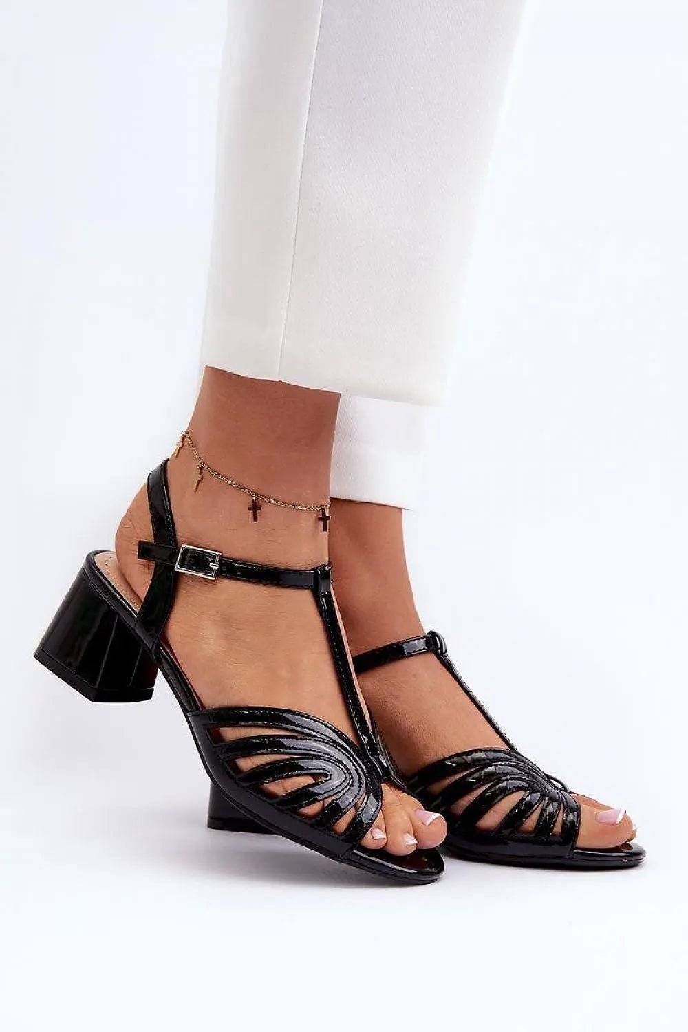 Heel sandals model 198815 Step in style - Honesty Sales
