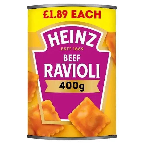 Heinz Beef Ravioli in a Juicy Tomato Sauce 400g (Case of 6) - Honesty Sales