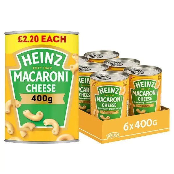 Heinz Macaroni Cheese PMP 400g (Case of 6) - Honesty Sales