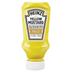 Heinz Mild Yellow Mustard 240g (Case of 8) - Honesty Sales