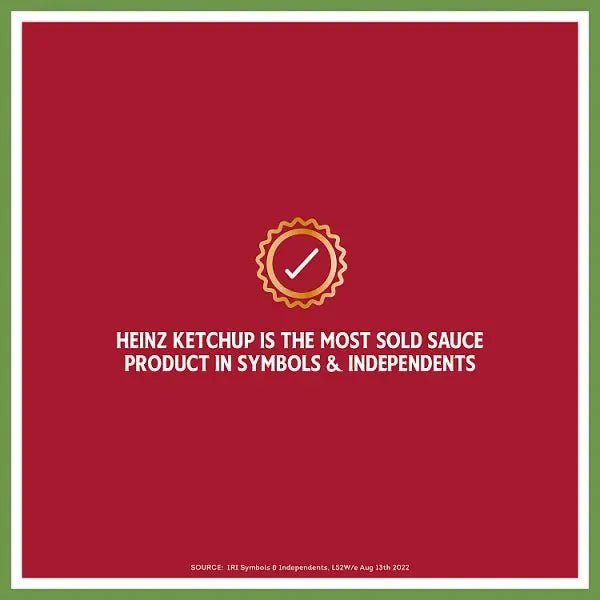 Heinz Tomato Ketchup Sauce PMP 460g (Case of 10) - Honesty Sales