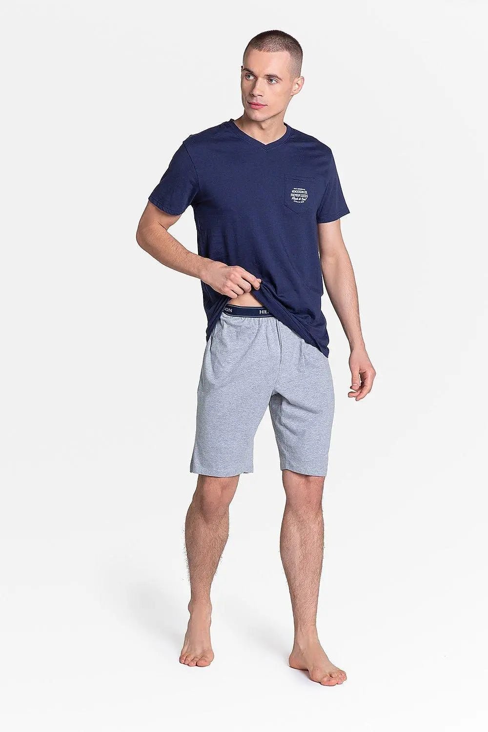 Henderson knee-length trousers men's pajamas - Honesty Sales