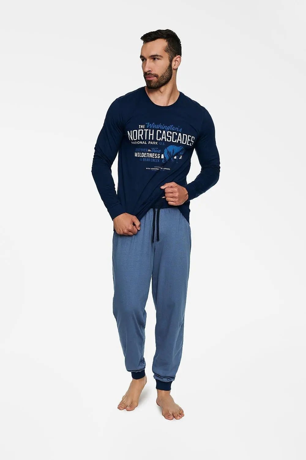 Henderson loose-fitting men's pajamas - Honesty Sales