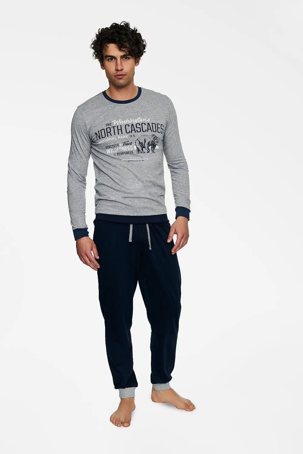 Henderson loose-fitting men's pajamas - Honesty Sales