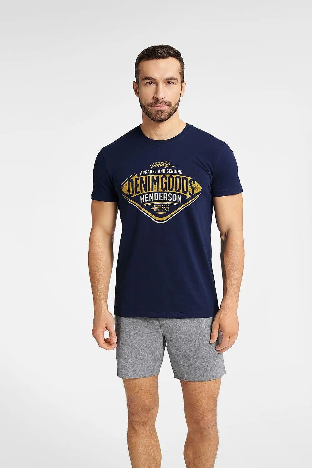 Henderson T-shirt and shorts Men's pajamas - Honesty Sales